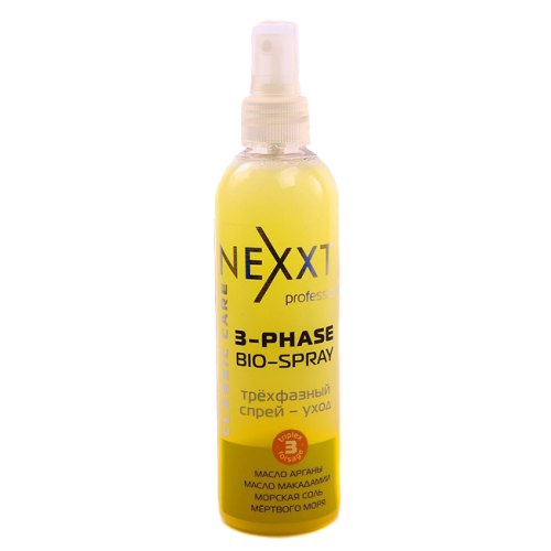 NEXXT Трехфазный спрей-уход:питание, защита, дыхание волос (250ml)
